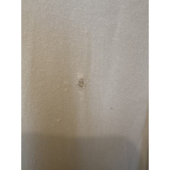 Mud Pie Top Women One Size White Gold Sequin Boxy Cap Sleeve V Neck Blouse - Picture 5 of 6